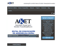 Tablet Screenshot of aket.org